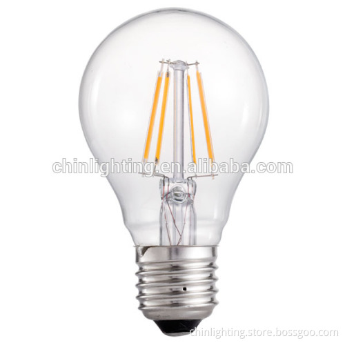 A55 A60 E27/E26 Dimmable 8W led filament bulb